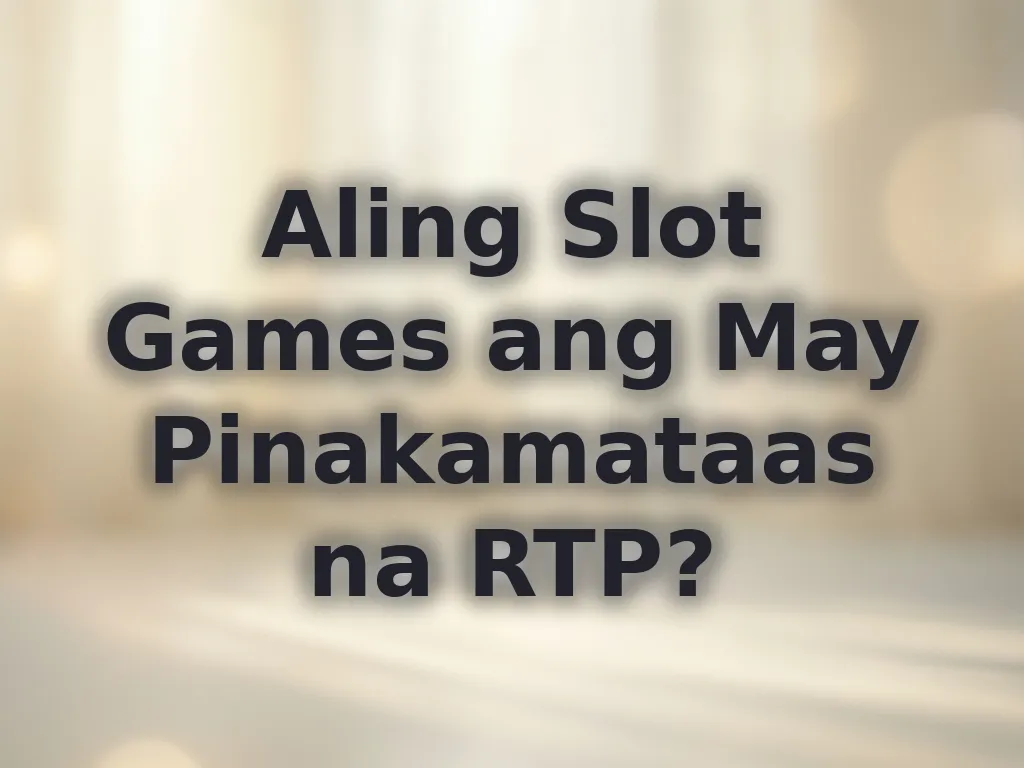 Slot RTP Comparison